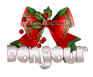 Gif animé bonjour